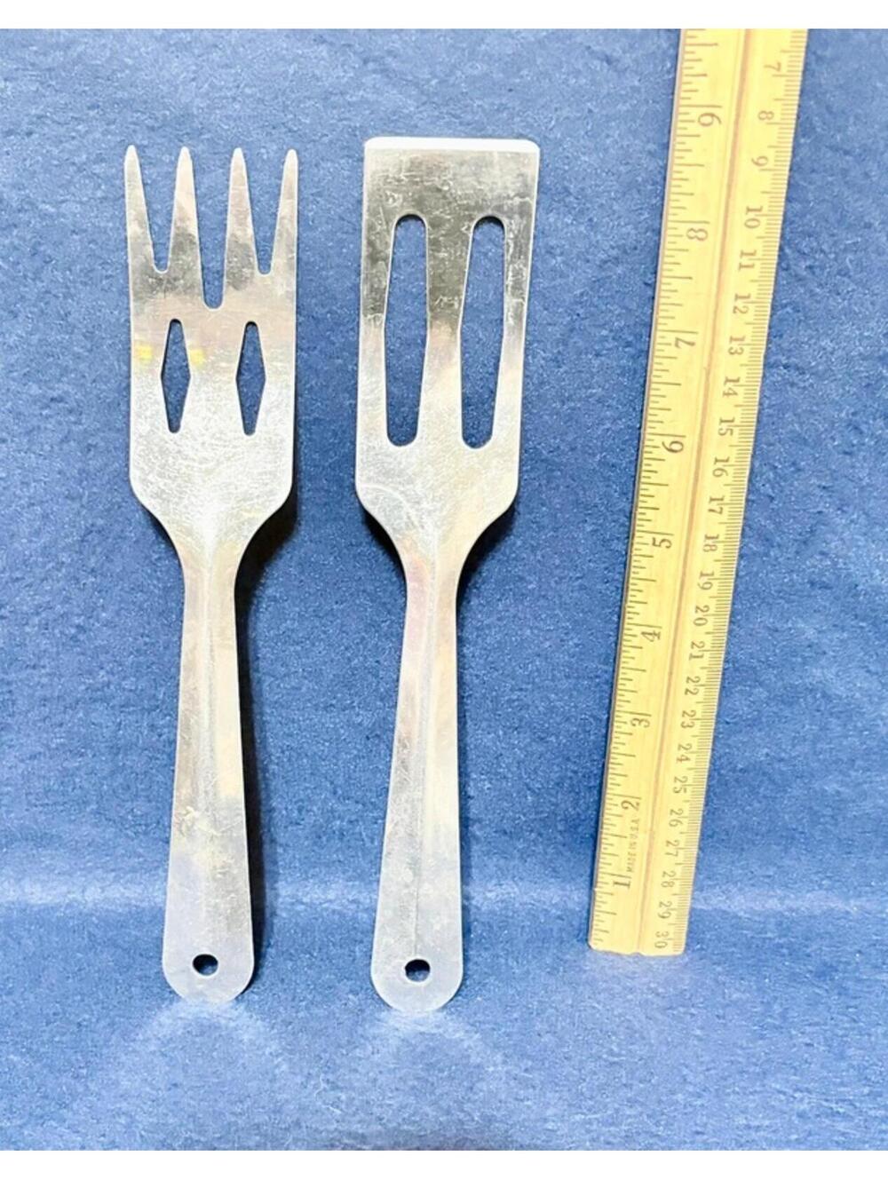 Vtg ACE Slotted Serving Spatula & Meat Fork